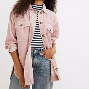 Madewell Corduroy Yorkway Shirt-Jacket Size S NWT